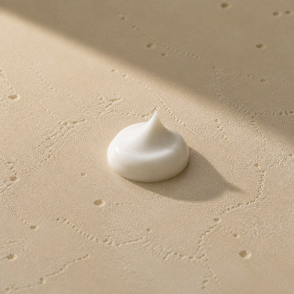 Die Textur der Creme